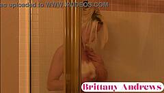 Brittany Andrews In Red Leather Takes Full Control With Toys