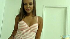 Cute Teen 18+ Liza Rowe Got Facial After Handjob