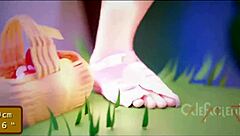 Peach giantess compilation shows huge tall women in action