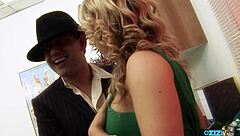 Big tits housewife enjoys threesome with doctor and nurse