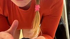 Extreme public masturbate fingering with vibrator close up on pussy