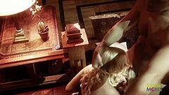 hot blonde milf enjoys intense moments with partner