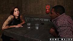 rome major ravages harlow harrison deep throat using his monster bbc