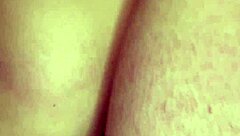 Tight amateur pussy gets rough creampie