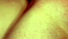 Tight amateur pussy gets rough creampie