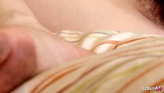 small tits tiny redhead virgin with hairy pussy reaches real orgasm using vibrator alone