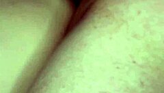 Tight amateur pussy gets rough creampie