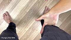 Huge monster dildo fucks tight pussy leading to overload cum