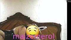 Real latina couple films rough hotel sex session