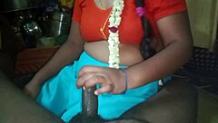 Indian wife gives very hot blowjob in homemade video