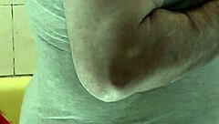 Home nudism naturists adult neighbour man shaves in bathroom while cute brunette virgin naked girl takes shower old and young 18+ natural tits girl wet pussy perfect ass big butt milf stockings fetish