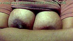 Mature ginger shows saggy tits with little thickness