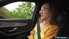 Public Agent Creampied Her Tight Little Pussy Outdoors In Risky Encounter