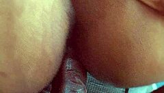 Brazilian amateur shows big ass close up
