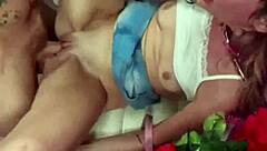 Horny della cate gets fucked in the throat