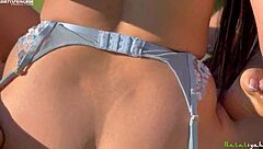 Two horny desi babes enjoy outdoor fun on eid