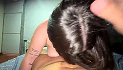 russian blowjob with tits