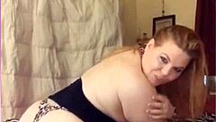 sexy girl changes thongs and dances in costumes