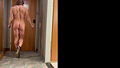 Working out hard for goddess body
