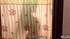 Hot milf enjoys holiday bed creampie