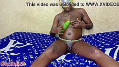 Horny Amateur Explodes With Cucumber In Wet Pussy