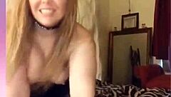 sexy girl changes thongs and dances in costumes