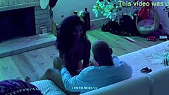 Milf Rides Big Black Cock With Passion And Creampie
