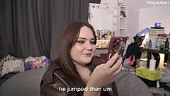 wife gives boss blowjob after promotion in cuckold scene