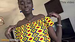 Ebony Beauty Stripped And Covered Nicely
