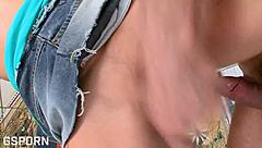 Sexy Blonde With Nice Tits Fucked With Cum In Mouth