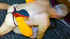 granny velma compilation shows pussy licking and quick fucking