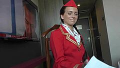 Big butt air hostess natalee