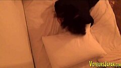 Asian babe masturbates on hidden outdoor cam