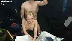 Tiny skinny teen outdoor fuck pov
