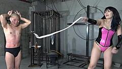 japanese mistress dominates with nipple play and anal training