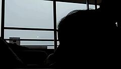 No Curtains Blowjob Risk She Knelt And Sucked Me Deep By The Balcony