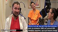 freshman gets mandatory hitachi orgasm from nurse mia sanchez