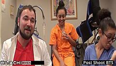 freshman gets mandatory hitachi orgasm from nurse mia sanchez