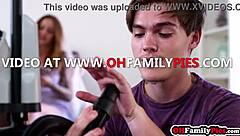 Two Hot Milfs Give Lucky Guy Double Blowjob