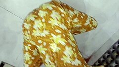 Indian Maid Gets Massage And Cum On Tits