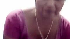 indian beauty bathing sensually in a sheer nighty