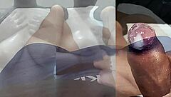 A novinha safada alisou sua bucetinha