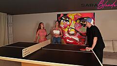 real threesome married women fuck athletic man
