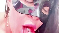 Colombian Milf Masturbates For Boss In Lingerie