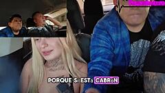 argentine couple films in the car