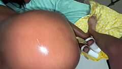 ebony milf takes bbc anal from neighbor