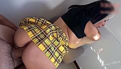 Sneaky Girl Joins Stepdad Doll Session