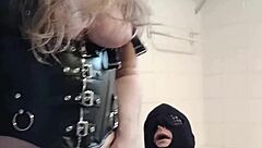 French Housewife In Bondage Gets Pussy Licked Hard