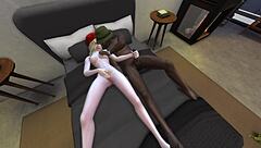Coroa meets loirinha in the sims game