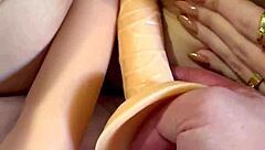 Trying 2 huge dildos in my ass for the first time i love to feel my ass destroyed